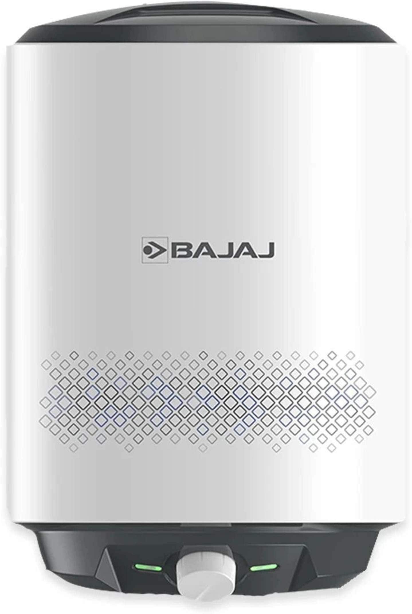 BAJAJ 15 L Storage Water Geyser Suitable for large wall spaces (Shield Series Popular Plus 15L, White, Grey) (White, Grey) Flipkart Deal