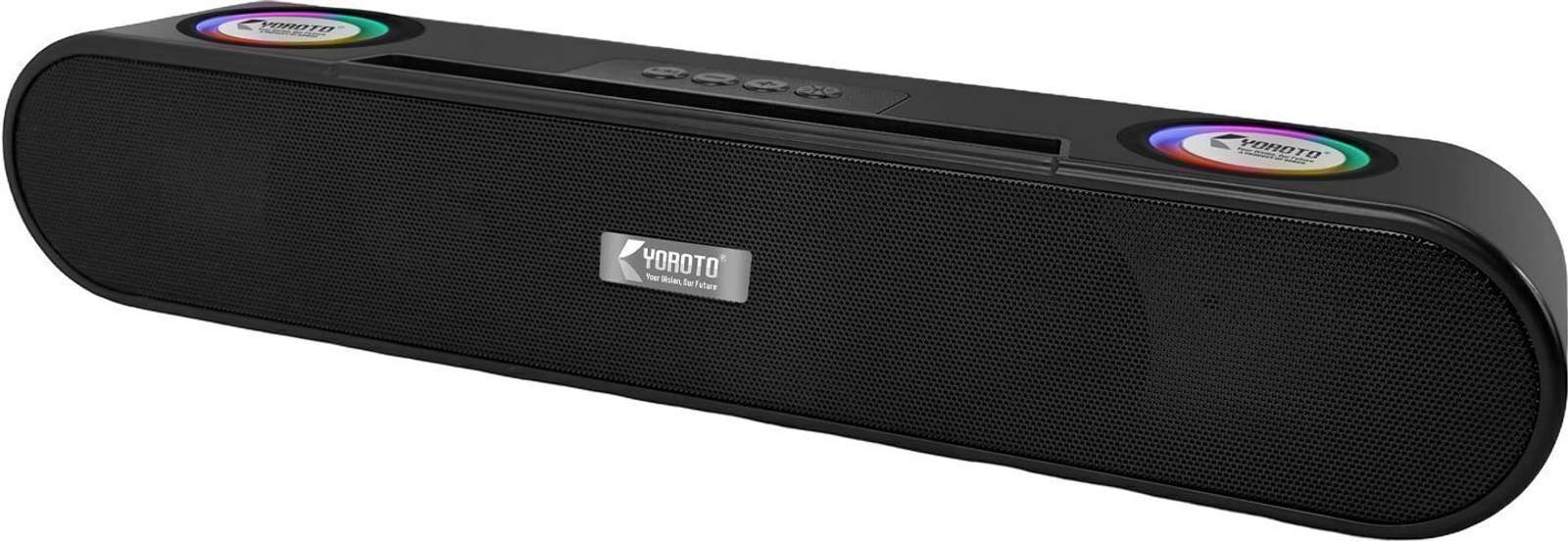 YOROTO Wireless RGB Soundbar 20 W Bluetooth Soundbar (Black, 2.1 Channel) Flipkart Deal