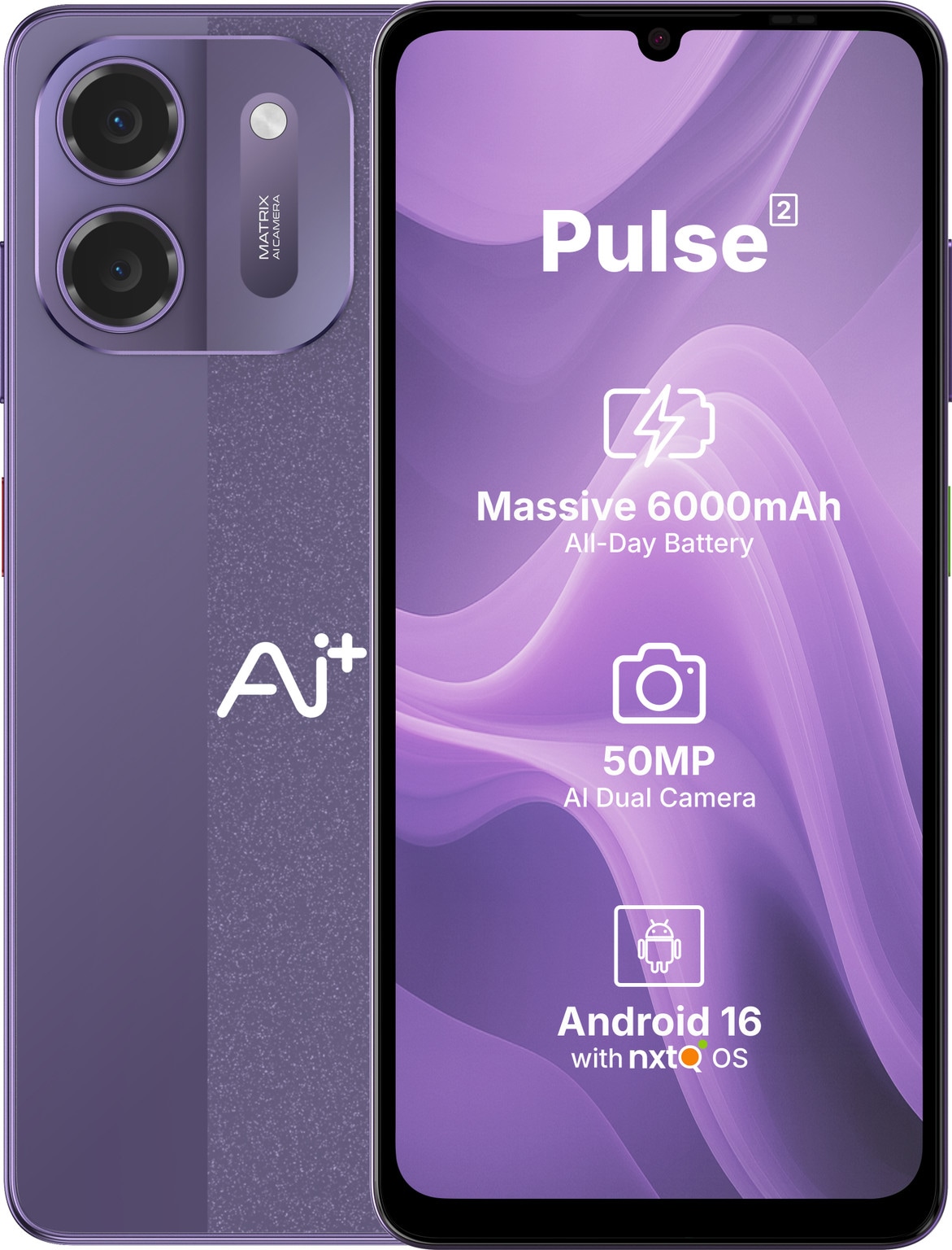 Ai+ Pulse 2 (Purple, 64 GB) (4 GB RAM) Flipkart Deal