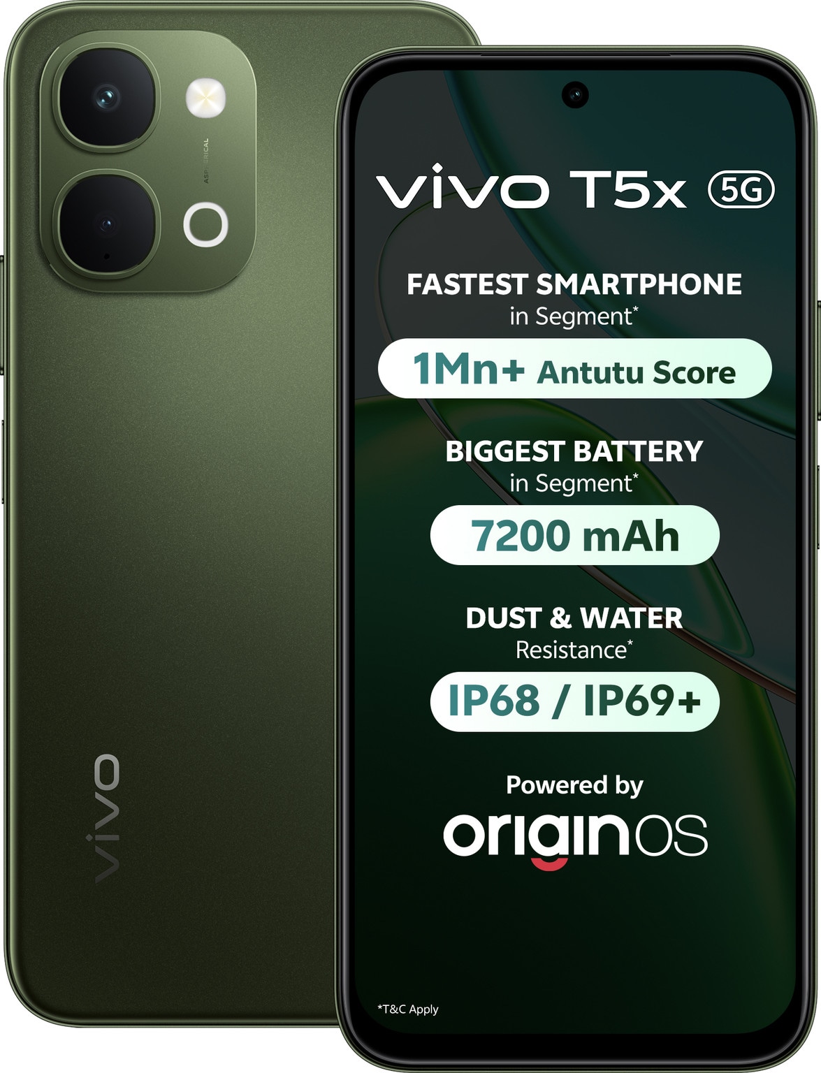 Vivo T5x 5G (Cyber Green, 128 GB) (6 GB RAM) Flipkart Deal