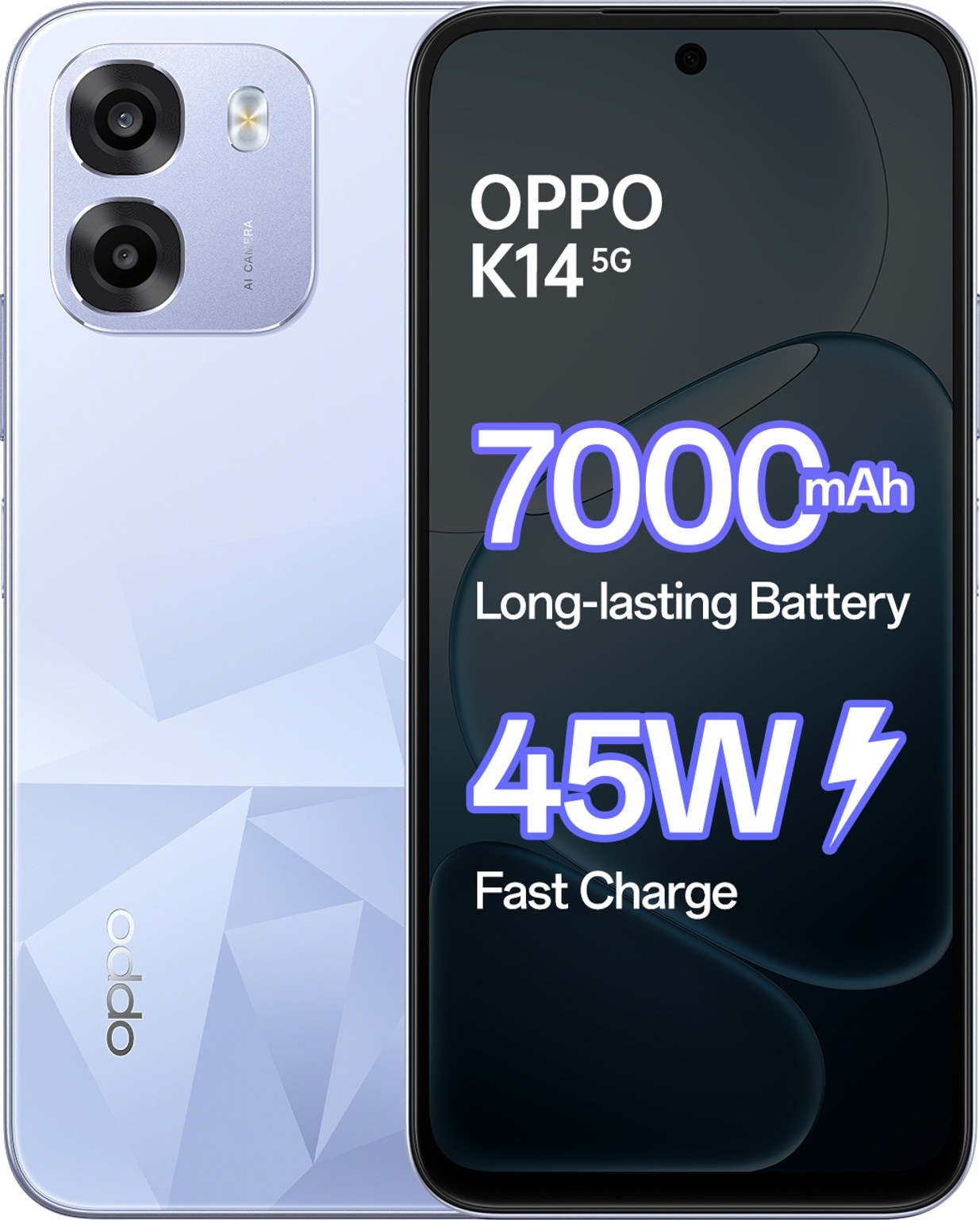 OPPO K14 5G (Icy Blue, 128 GB) (6 GB RAM) Flipkart Deal