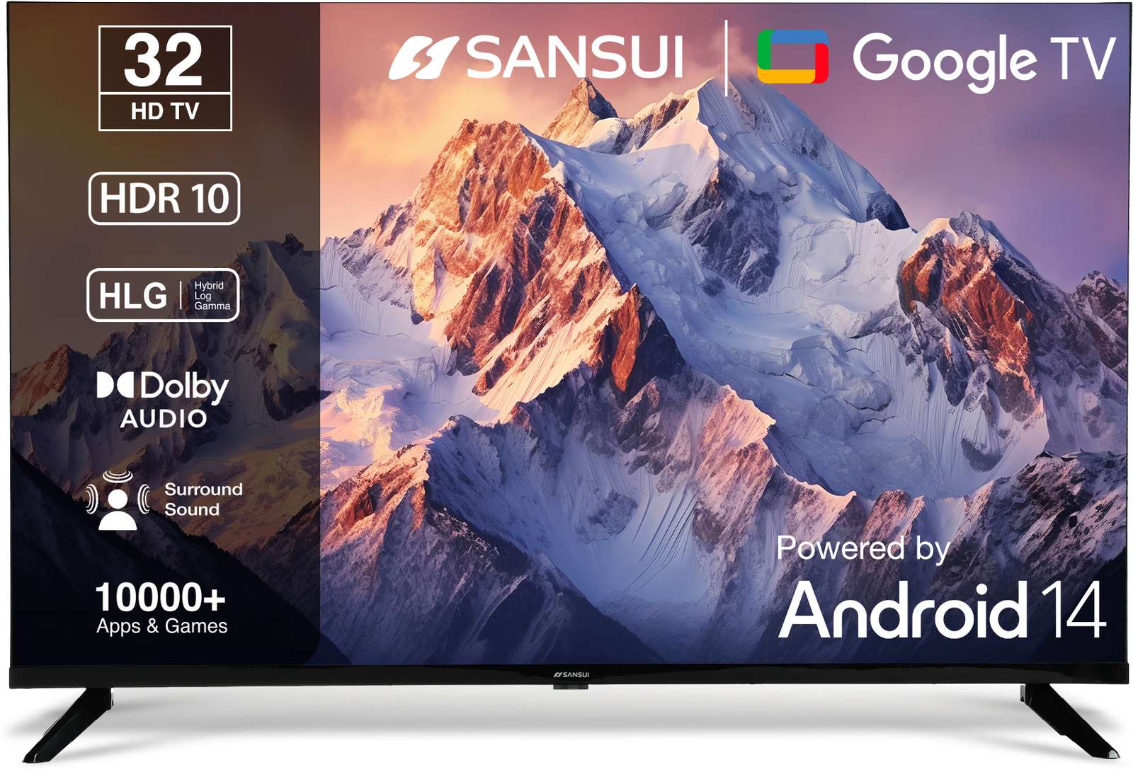 Sansui 80 cm (32 inch) HD Ready LED Smart Google TV with IPS Panel| HDR10| Dolby Audio| Surround Sound| Game Mode| 60Hz Refresh Rate (JSW32HG5) Flipkart Deal