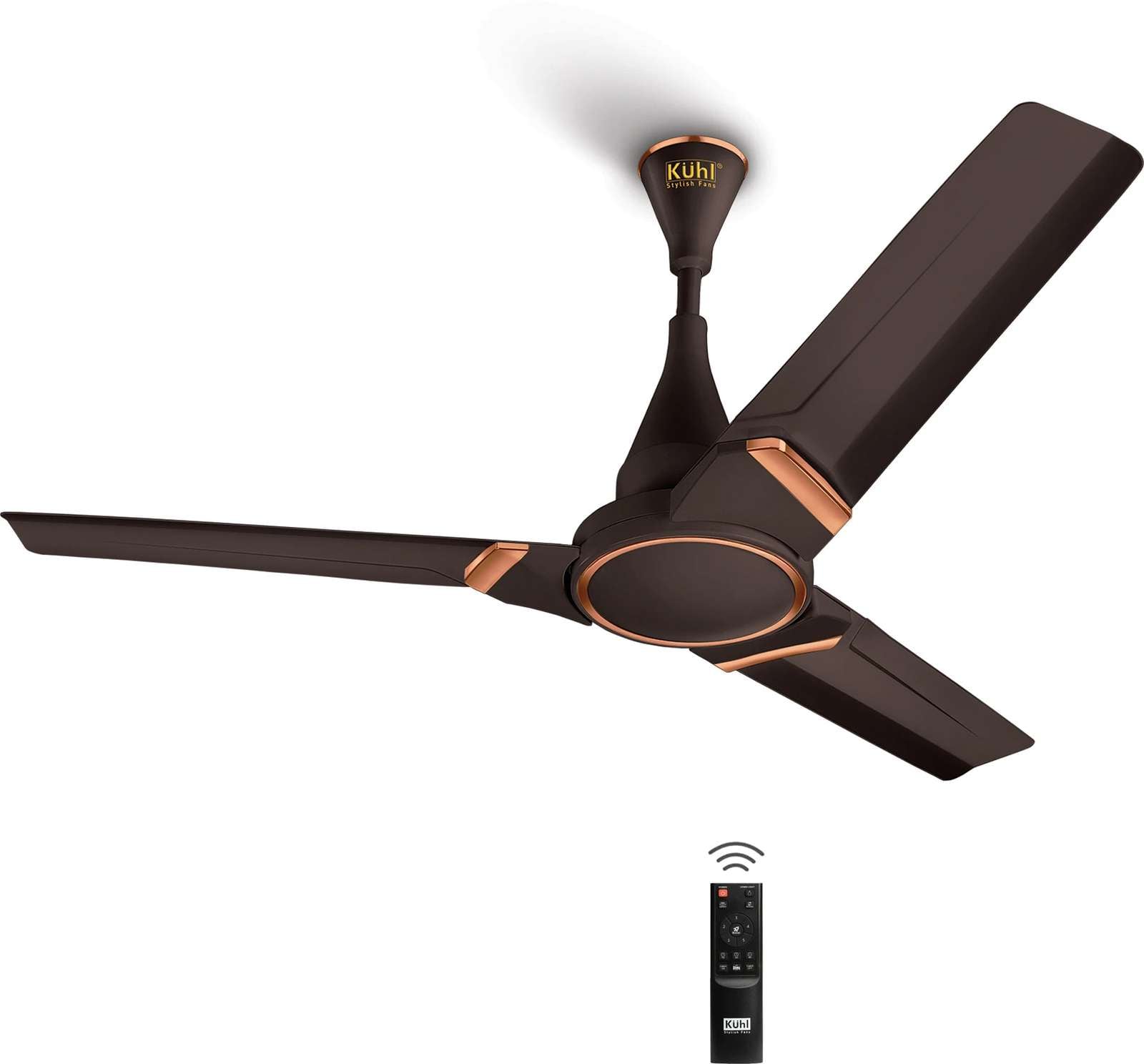 KUHL Prima A3 BLDC 65% Power Saving with 24 Months Warranty BLDC Motor with Remote 1200 mm Ceiling Fan (5 Star | Espresso | Pack of 1) Flipkart Deal