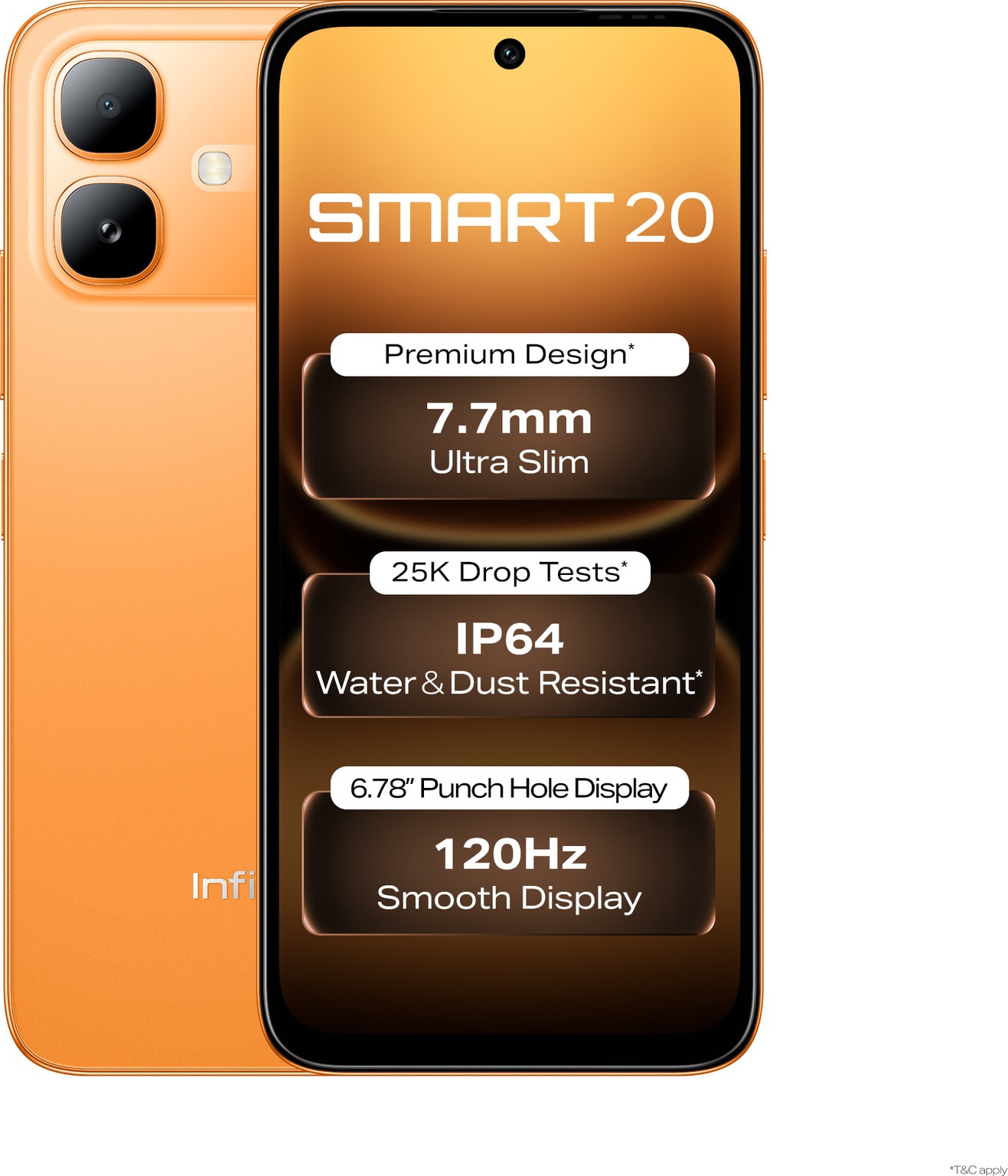 Infinix SMART 20 (Sunlike Orange, 64 GB) (4 GB RAM) Flipkart Deal