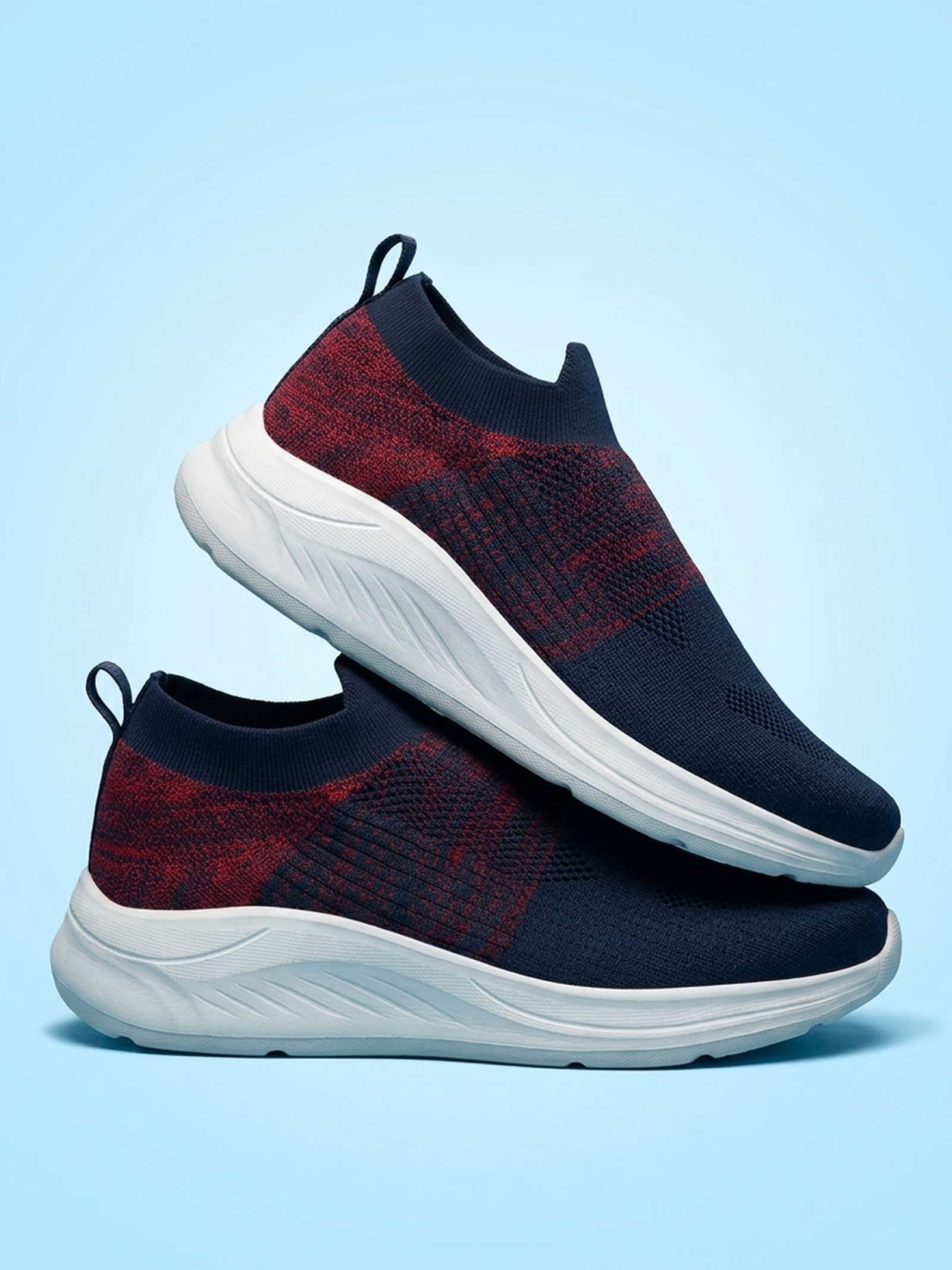 HRX by Hrithik Roshan Walking Shoes For Men (Navy, Red , 8) Flipkart Deal