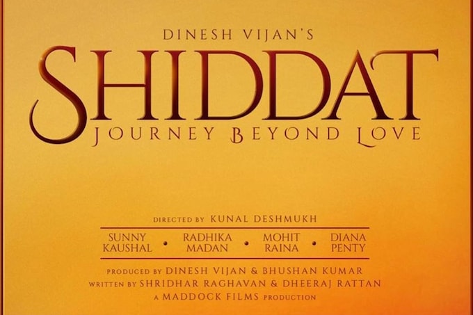 Shiddat Movie Cast, Release Date, Trailer, Songs and Ratings