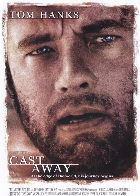 Cast away 2000 Постер