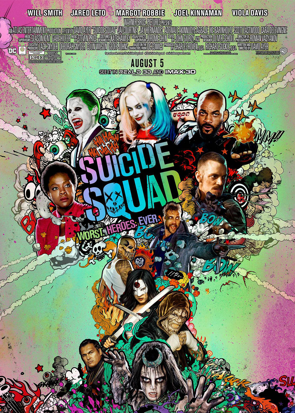 Suicide Squad Movie 2016 Release Date Review Cast Trailer