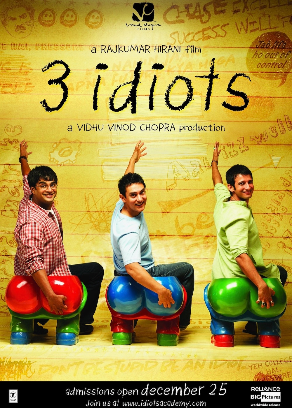 3 Idiots Movie (2009) | Release Date, Review, Cast, Trailer, Watch