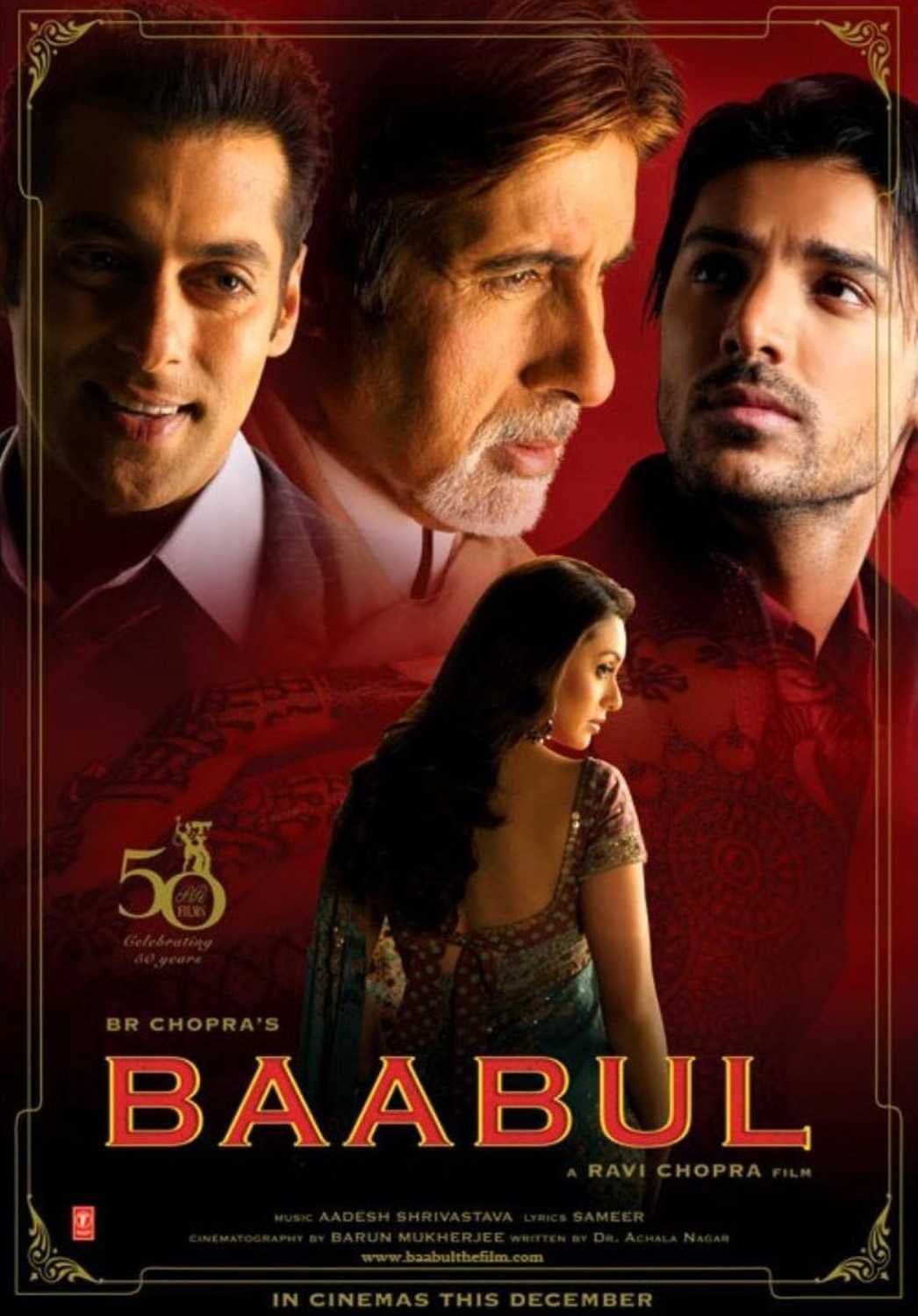 Baabul Movie Cast, Release Date, Trailer, Songs and Ratings