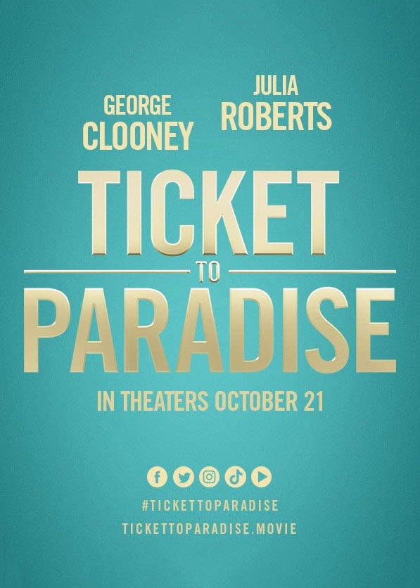 Ticket To Paradise - 2022 - Final Style - Reel Deals Movie Posters Product  Details