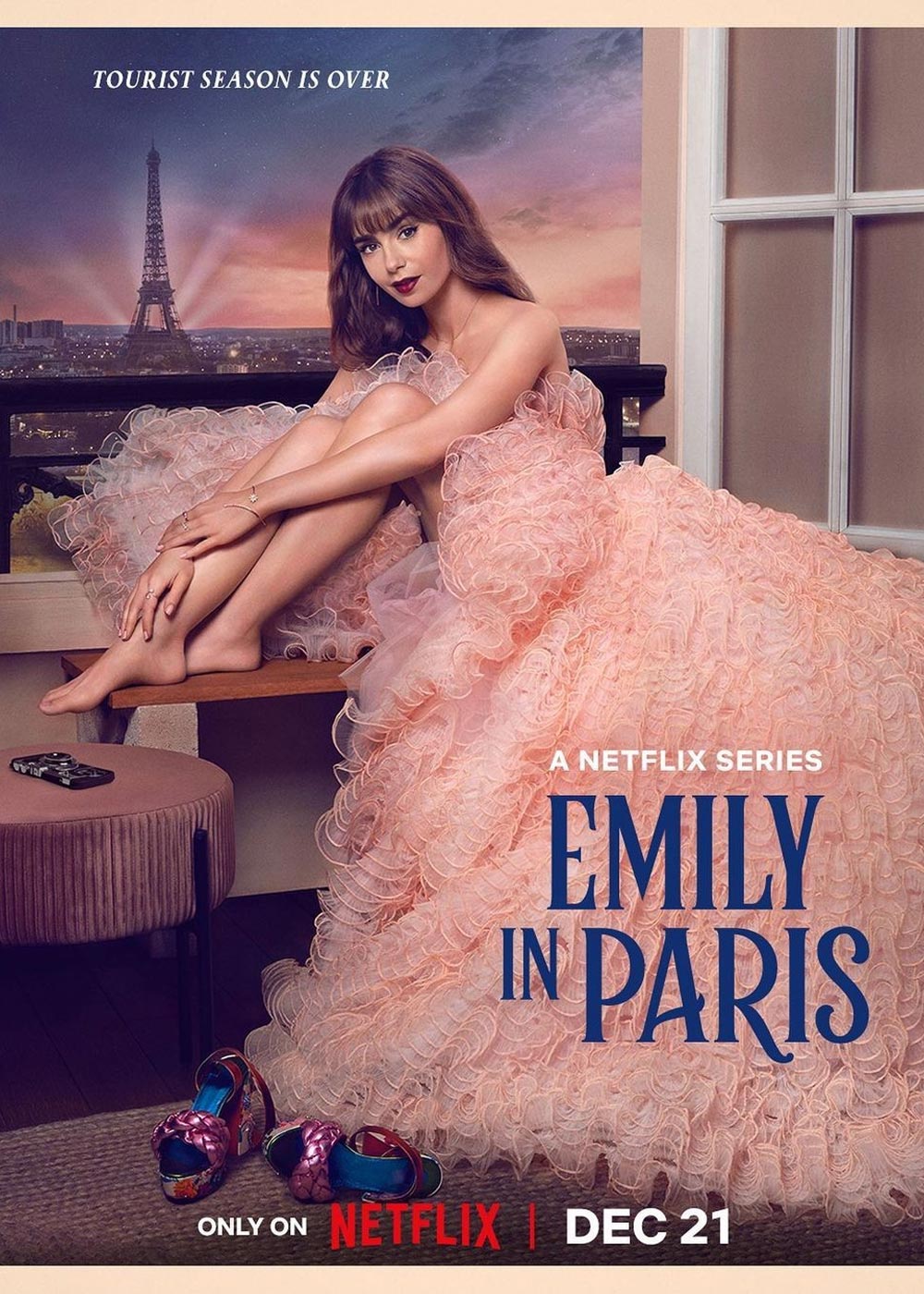 Lily Collins Emily in Paris 3.06 Ex-En-Provence December 21, 2022