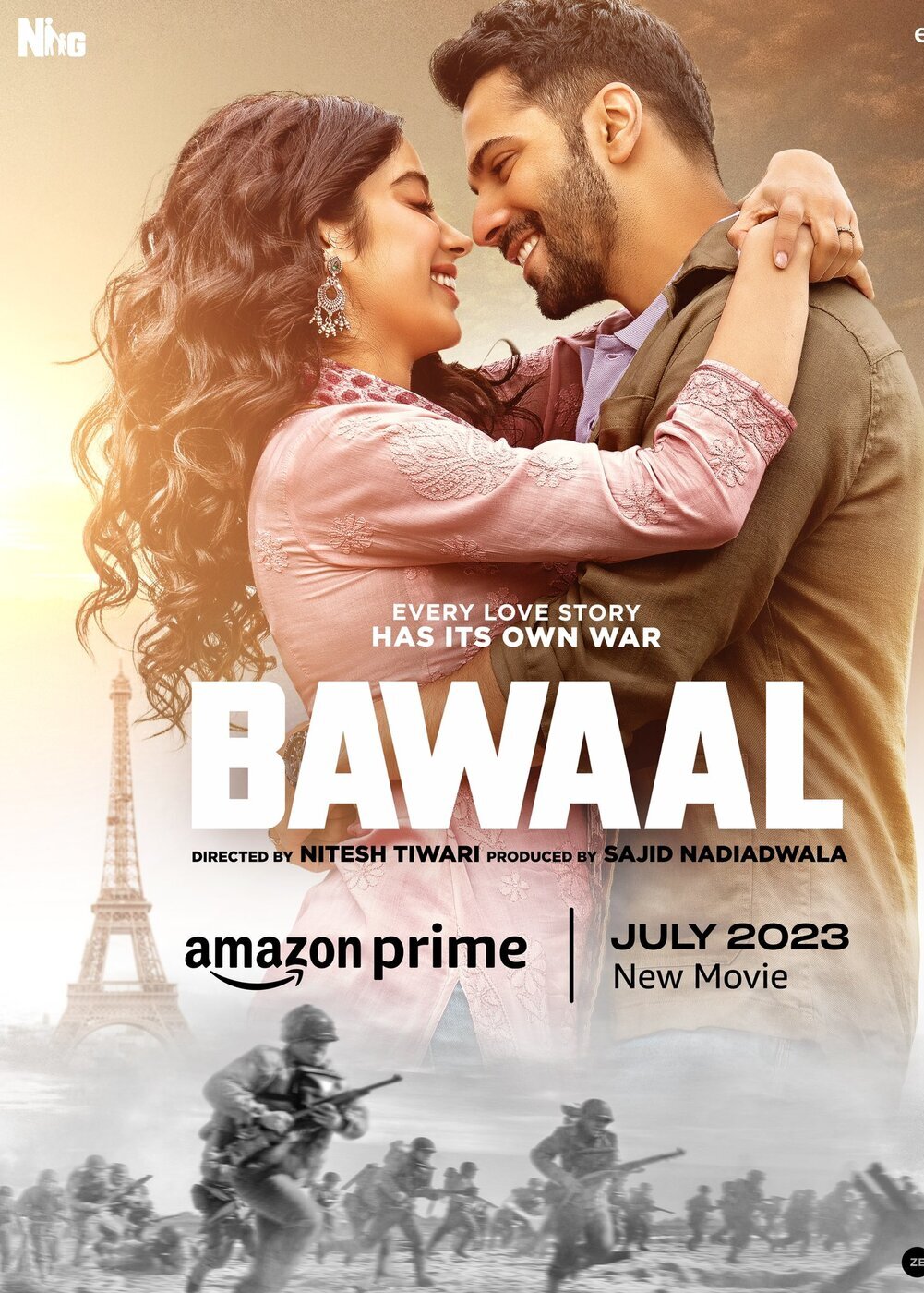 Bawaal (2023) Hindi 720p HEVC HDRip x265 AAC ESubs Full Bollywood Movie [650MB]