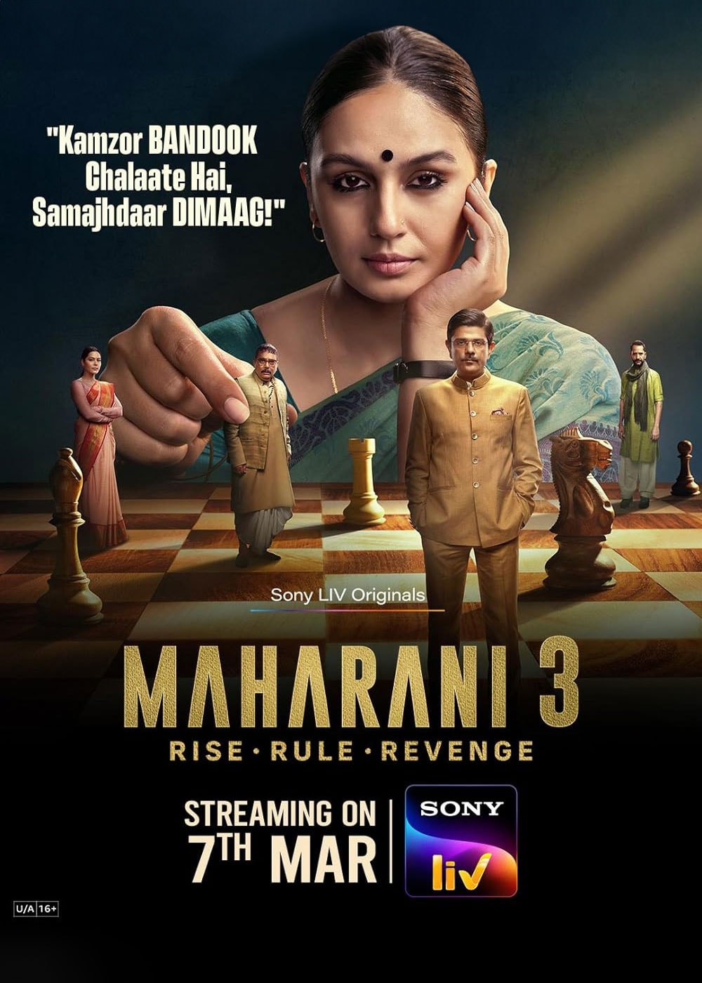 Maharani Season 3 Web Series (2024) | Release Date, Review, Cast ...