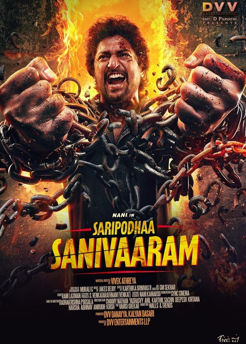 Saripodhaa Sanivaaram Movie (2024) | Release Date, Review, Cast ...