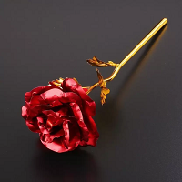 Timeless Artificial Roses In Gold Flipkart deals