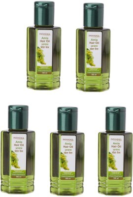 Buy Patanjali Amla Hair Oil 100ml Pack Of 5 Online At Lowest
