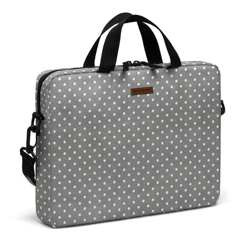 DailyObjects Dark Gray Swiss Dots City Compact Messenger Bag For Up To ...