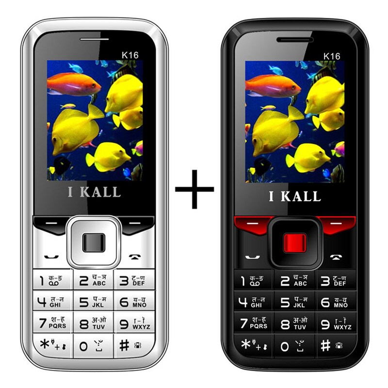 Buy I Kall K16 Combo Feature Phone (White and Red) Price in India (16