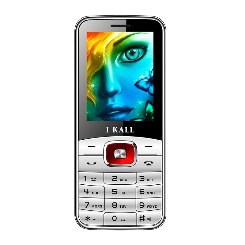 Buy I Kall K41 Dual Sim Feature Phone (White, Below256MB RAM) Price in