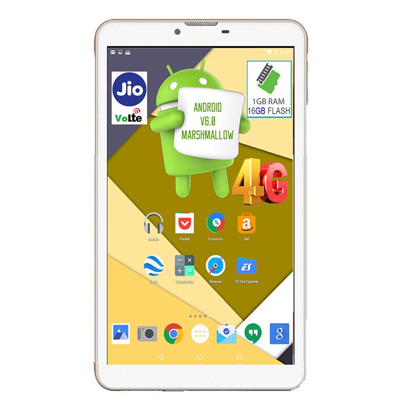 I Kall N4 VoLTE 4G + Wifi Voice Calling Tablet White, 16GB Price in