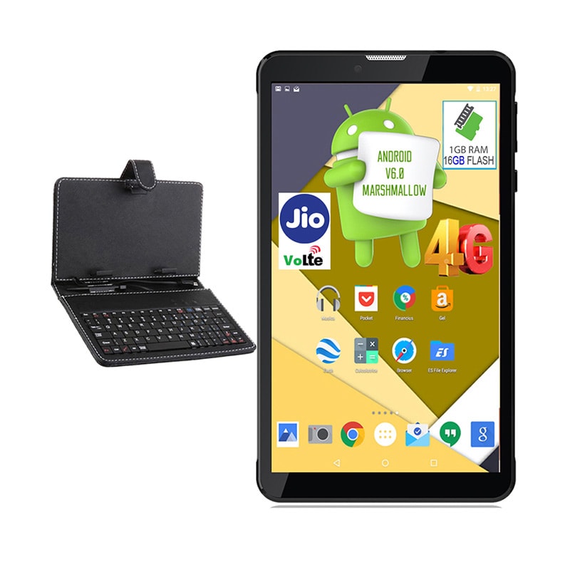 I Kall N4 VoLTE 4G + Wifi Voice Calling Tablet With Keyboard Black