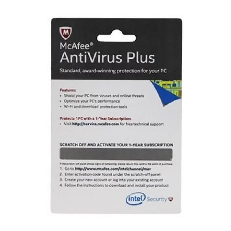 McAfee Antivirus Plus for 1 PC For 1 Year Price in India – Buy ...