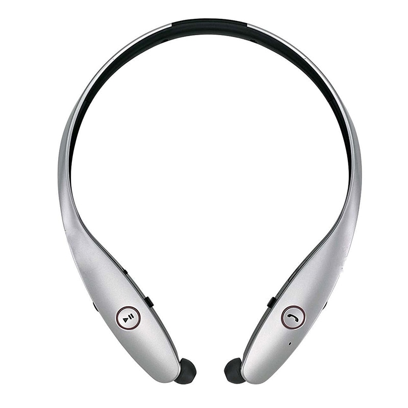MDI HBS-900 Bluetooth Headphone with Microphone Silver Price in India