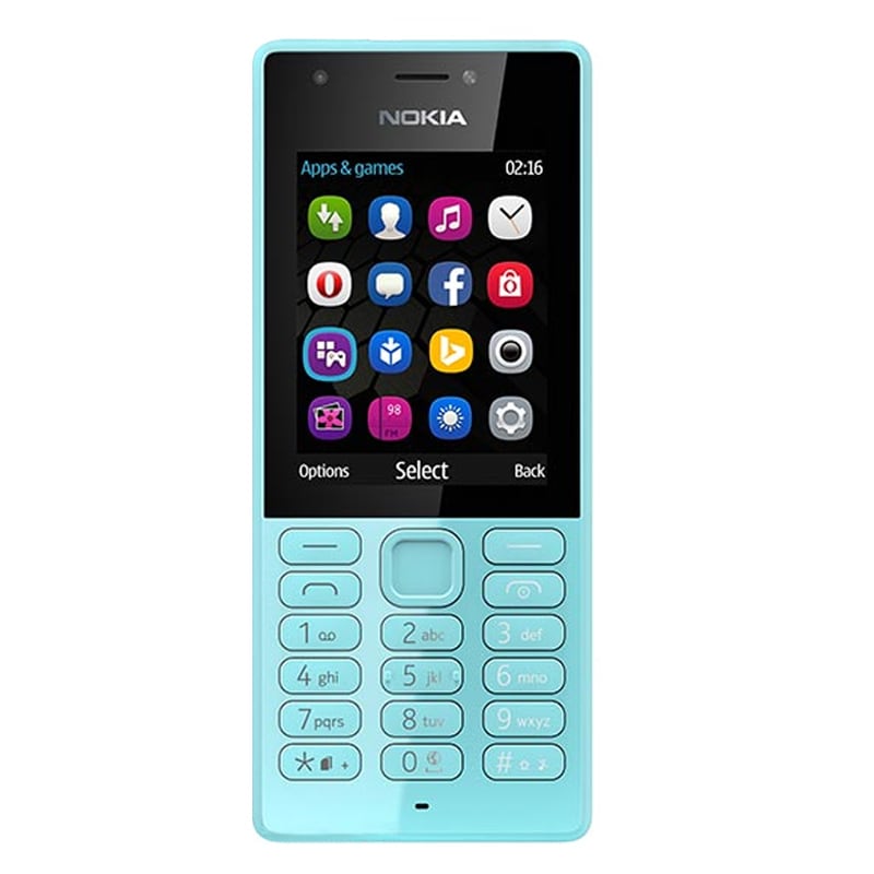 Buy NOKIA 216 Dual SIM,2.4 Inch Display,Camera Front And Rear (Blue ...