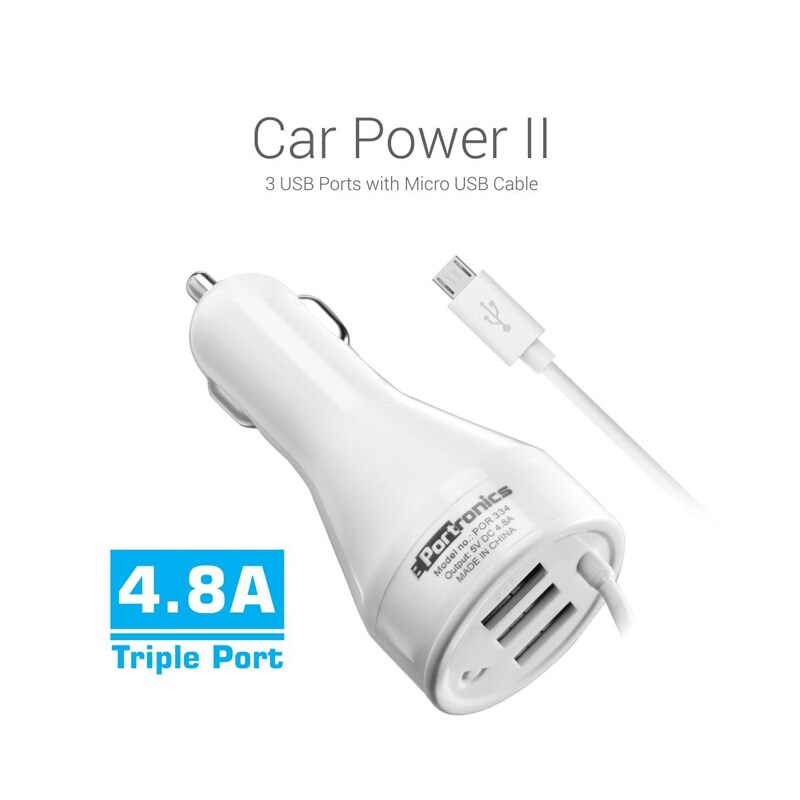 portronics car charger 20w