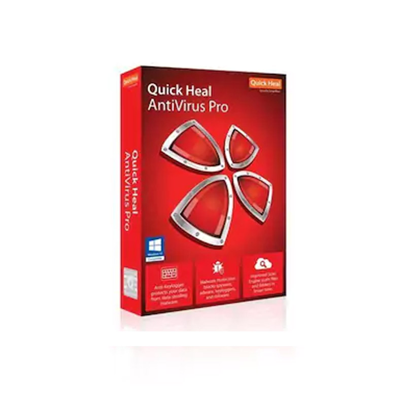 Quick Heal Antivirus Pro (CD/DVD) for 3 Pc 1 Year Price in India
