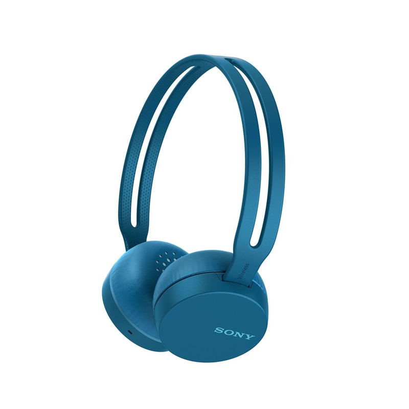 Sony WHCH400 Wireless Bluetooth Headset with Mic Blue Price in India