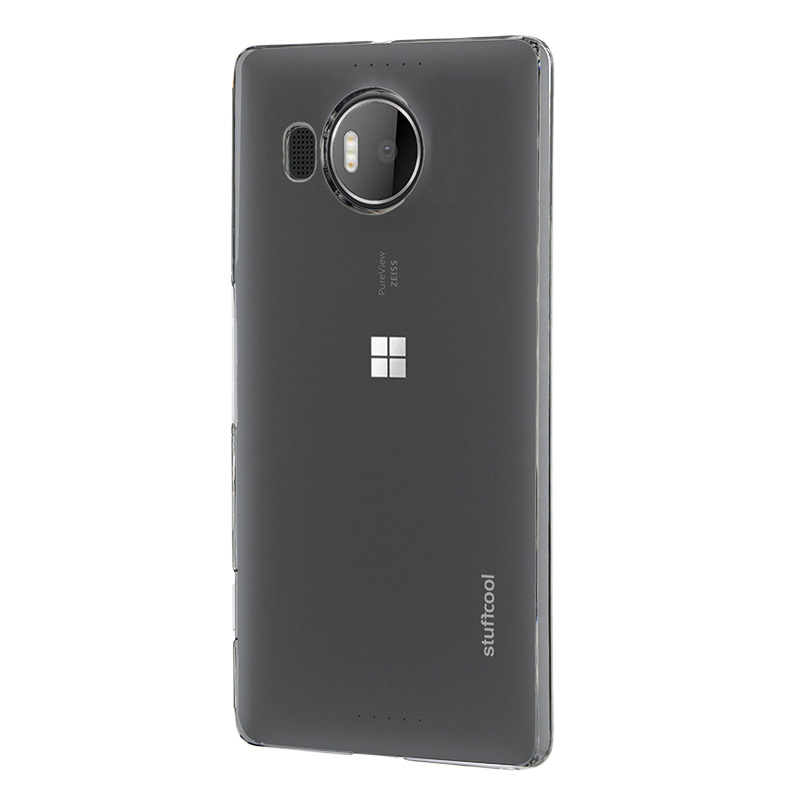 Stuffcool Clair Transparent Hard Back Case For Lumia 950 Xl