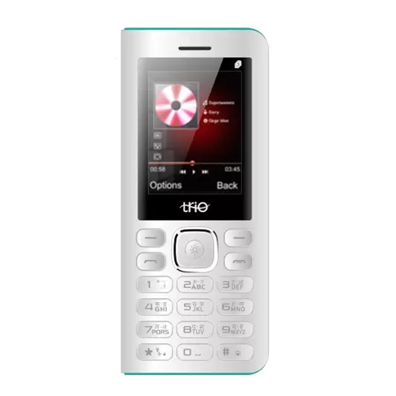 Buy Trio T5000 5000 mAh Powerbank Phone (White and Blue) Price in India