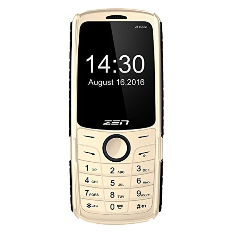 Buy ZEN Z8 Boom Dual SIM Feature Phone (Gold) Price in India (14 Aug 2021), Specification & Reviews